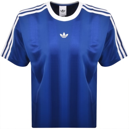 adidas Originals Jacquard Jersey T Shirt Blue | Mainline Menswear us